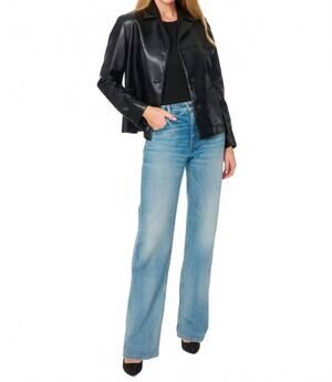 NEW ESTELLE AND FINN women's boxy jacket in black